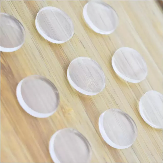 Extremely Soft Clear Glass Table Top Bumper Non-Adhesive,Glass Table Top Spacer,