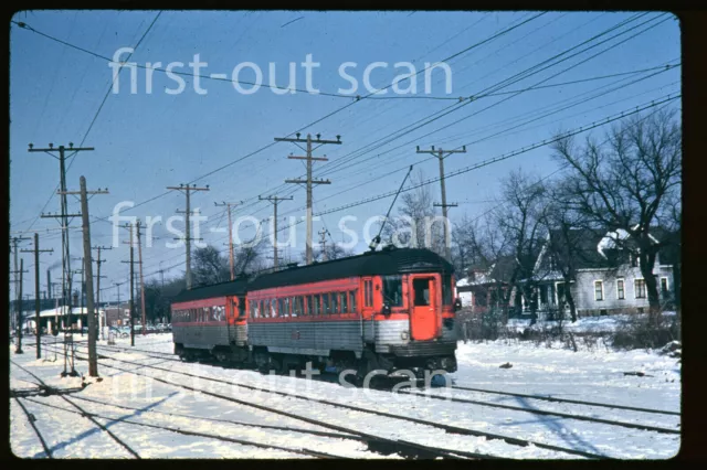 D DUPLICATE SLIDE - CNSM North Shore Trolley Electric Action 1960s