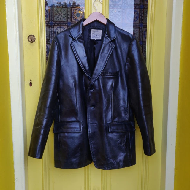 VERY COOL VINTAGE Sam Walker Aero CC41 Flying Togs black leather jacket. Size 42 190.00 PicClick UK