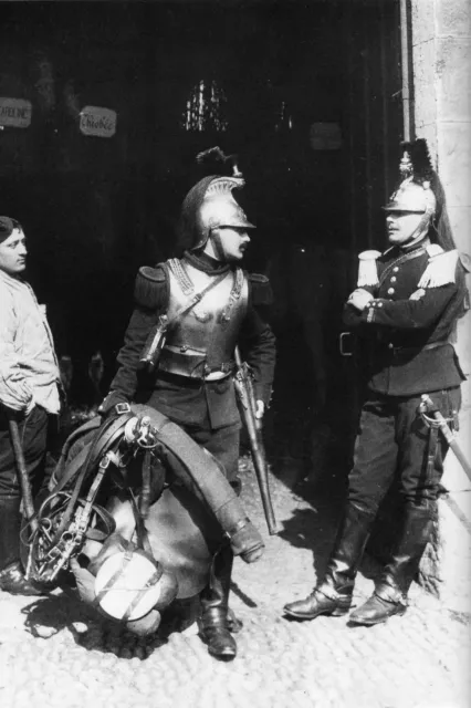 WW1 - Photo - Les cuirassiers français se préparent