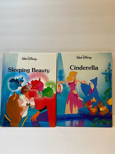 Vintage Books Walt Disney: Sleeping Beauty and Cinderella 1986