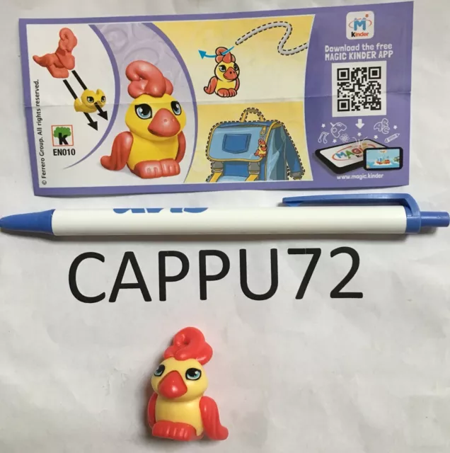 Perroquet + Bpz EN010 (Animaux De Accrocher) -kinder Surprise Youmitik 2018/2019