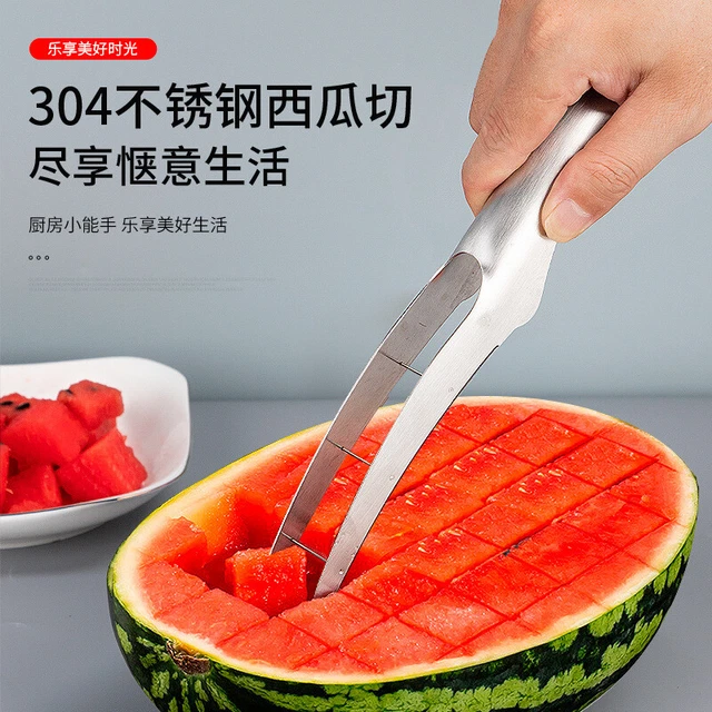 WATERMELON CUTTING DIVIDER Hami melon knife fruit dicing tool upgraded