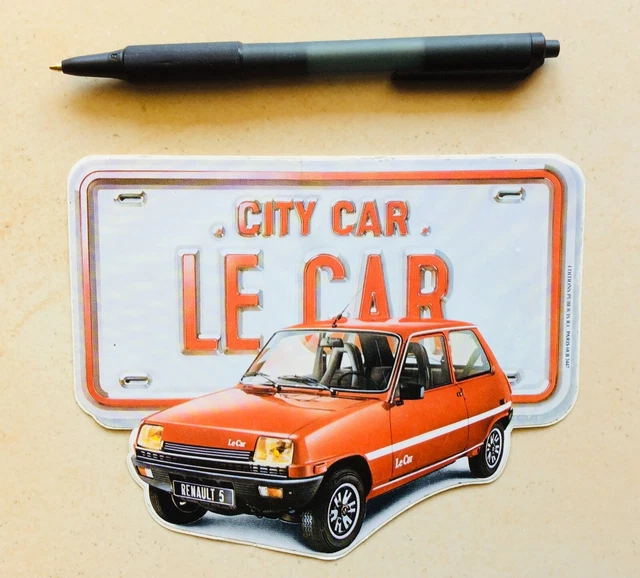 Sticker « Renault 5 / Super 5 / R5 - Voiture électrique De Sport Fran%c3%a7aise Par Ichigodesign