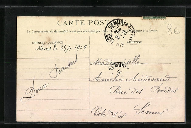 CPA Pougues-les-Eaux, L'Hotel-de-Ville 1909 2