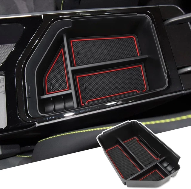 Organizer Console Centrale Per Land Rover Evoque 2020-2024 - Vanetto Portaoggetti Nero - Foto 3