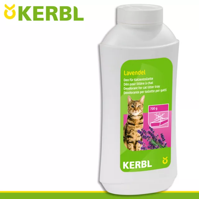 Kerbl 700g Deo-Konzentrat pour Bac à Litière pour Chat Parfum Lavande