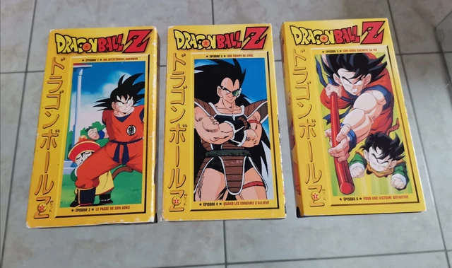 VHS Dragon Ball Z [LOT] video k7 N°1 à 3 : 1989 TF1 Vidéo version Française