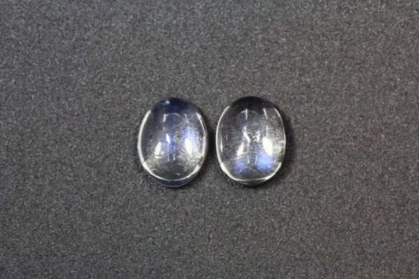 4.565 Ct Ultra Rare Fine Quality Natural Fine Blue Moonstone Aaa++ Unique Pair~!