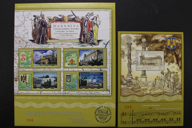 Rumänien, MiNr. Block 479-480 II, postfrisch / MNH - 642012M