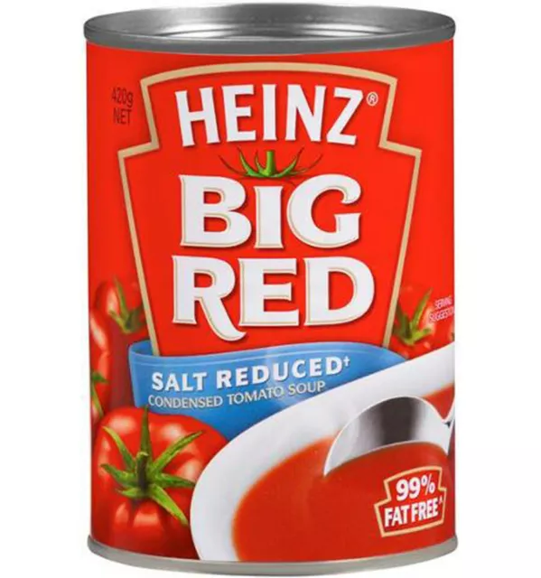 Heinz Soup Big Red Tomato Salt Reduced 420gm