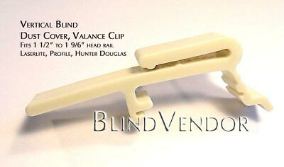 Vertical Blind  Dust Cover Valance Clip,