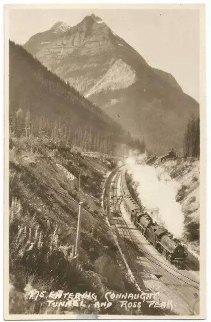Canadian Pacific Railway Railroad Train RPPC Real Photo Postcard 1940's