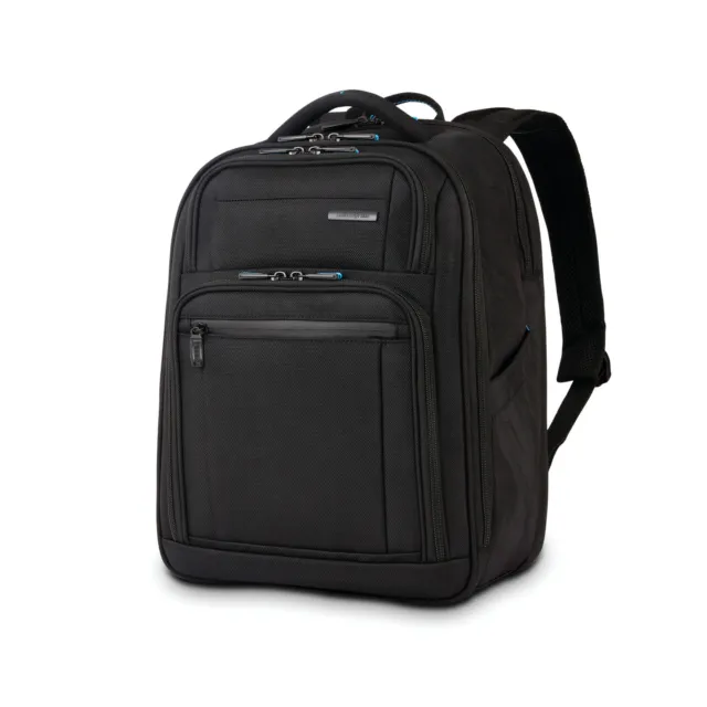 Samsonite Novex Laptop Backpack Travel Bag Perfect Fit TSA Approved Black NEW