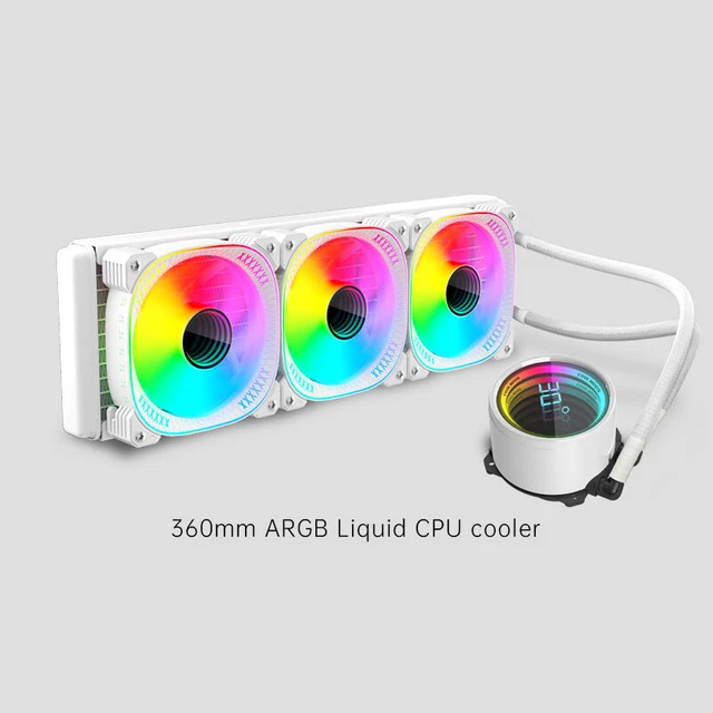 360MM ARGB TEMPERATURE Display CPU Water Cooler Fan CPU Liquid Cooler