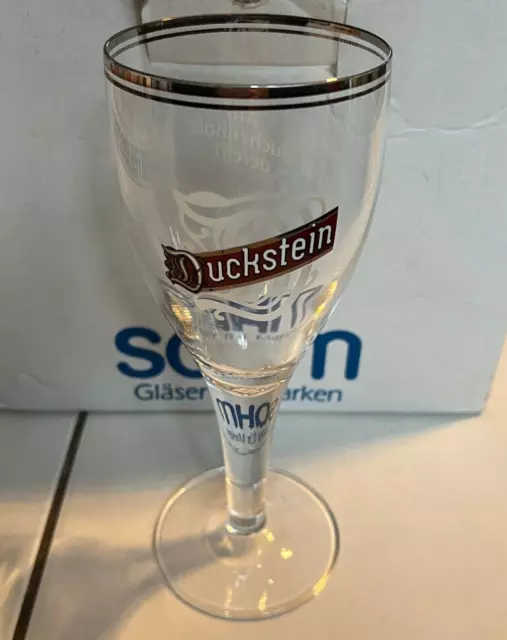 6 x Pilsgläser Bierglas Exclusiv Pokale Duckstein 0,3 l mit Eichstrich im Karton