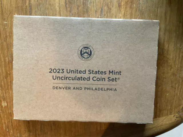 2023 United States Mint Uncirculated Coin Set D - P 20 Coins Sealed Box