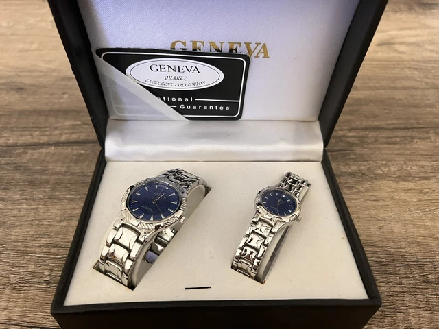 Geneva watch sets his & hers matching cheap