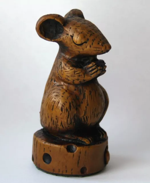 Church Mouse Ornament Figurine Praying Cheese Cute Collectable unique Mice Gift