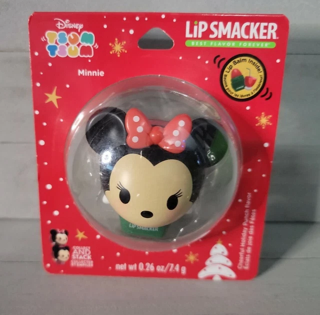 Disney Lip Smacker Holiday Tsum Tsum Minnie Mouse Punch Flavor Lip Balm .26 oz