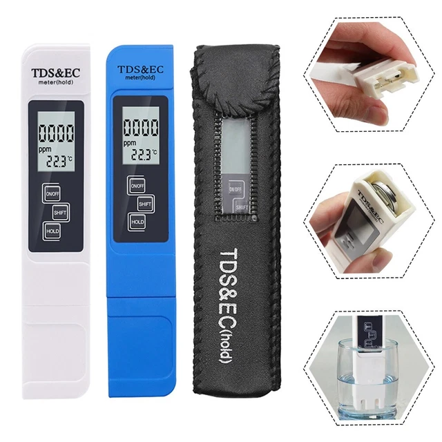 Meter Pen Temp Digital Test Water Quality Tester Automatically Lightweight
