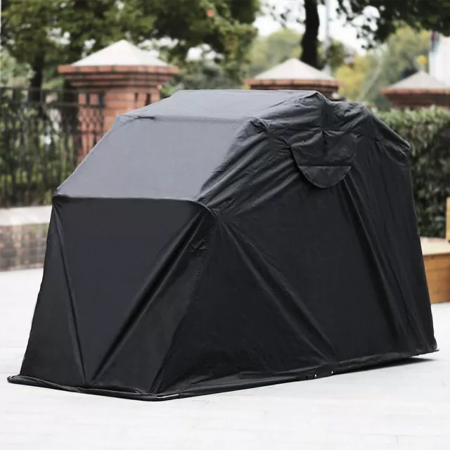 Heavy Duty Motorcycle Shelter Shed Cover Storage Garage Tent/ Large 106" Long