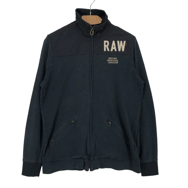 G-Star Crudo Uomo Ace Cerniera Intera Maglione Cardigan Maglione Taglia L