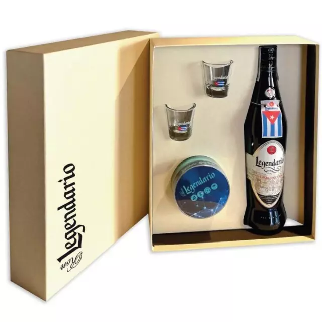 Rum Legendario Elixir 7 Anni 70Cl Confezione Regalo Con Bicchieri Luxury Collect