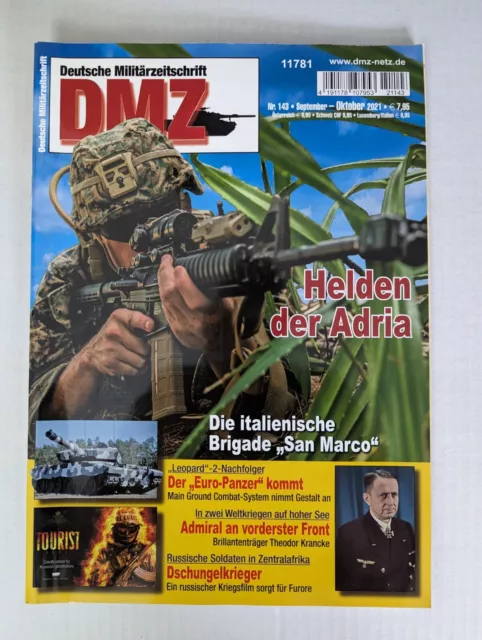 DMZ Deutsche Militärzeitschrift Nr. 143 Sep.-Okt. 2021 , Helden der Adria - Top