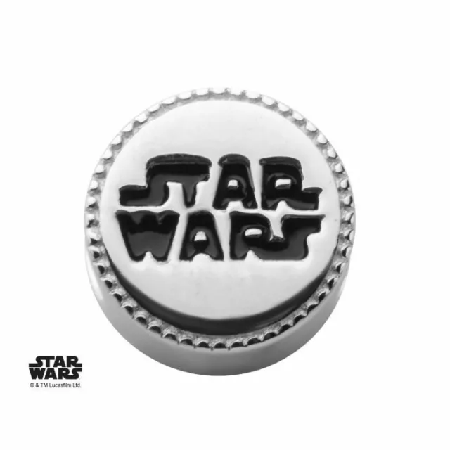 Star Wars Sterling Silver Star Wars Logo Bead Charm 3
