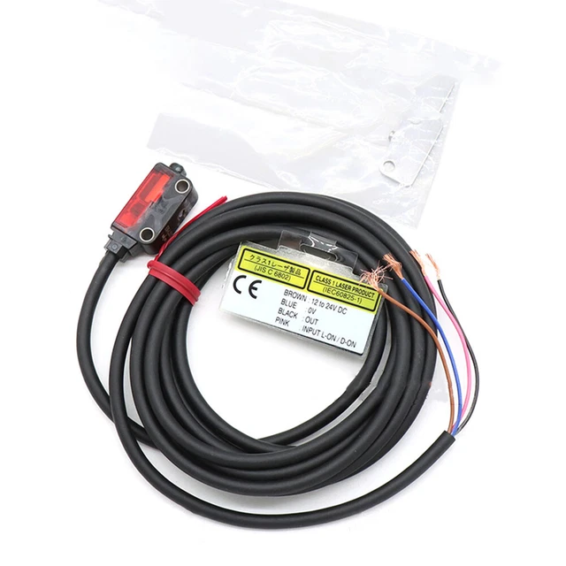 NPN LASER SENSOR Reflective Micro Object Detection Type For Panasonic ...
