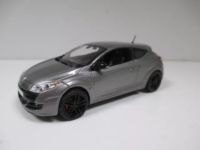 RENAULT MEGANE III 3 RS Sport Gris Anthracite Jantes Noires 2010 par NOREV 1/43