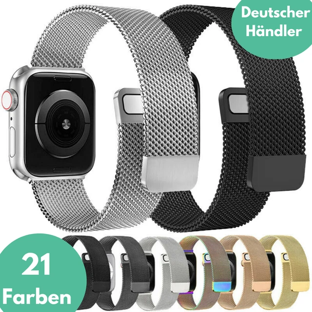 Milanaise  Armband für Apple Watch 1 2 3 4 5 6 7 Milanese Edelstahl 38/40 42/44