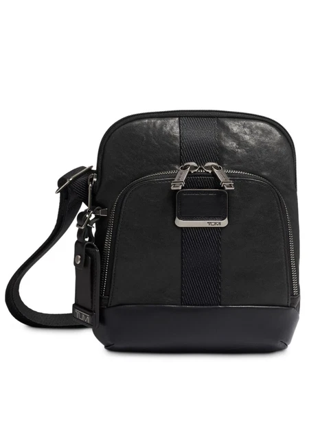 TUMI Alpha Bravo Barksdale Crossbody Bag, Black