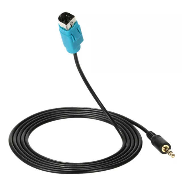 Cavo adattatore audio AUX jack 3,5mm per autoradio lettore CD ALPINE KCE-236B