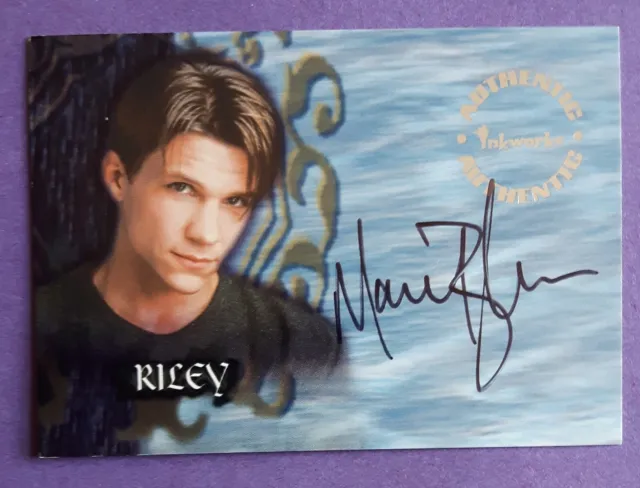 Buffy The Vampire Slayer: Marc Blucas As 'Riley'  Auto Card