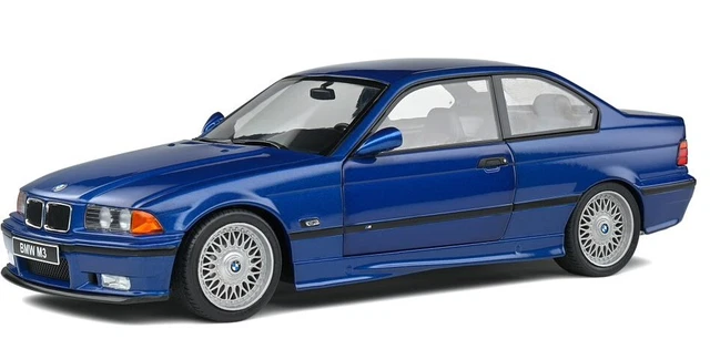 SOL1803908 - Voiture coupé de 1994 couleur bleu - BMW E36 - SOLIDO - 1/18