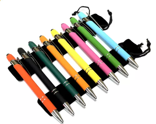 Custom Engraved Metal Pens Promotional Business Personalised Gifts With Stylus