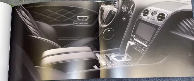 Bentley The New Continental GT Speed And Convertible Hardback Brochure 2013 Book 3