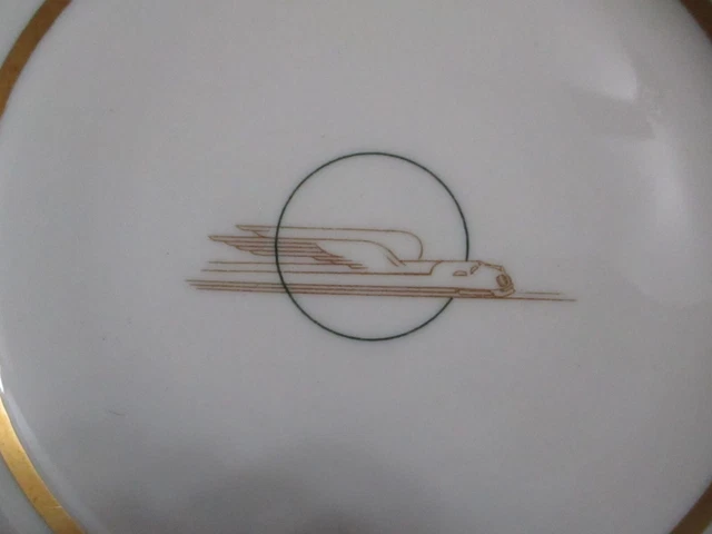 Vintage Union Pacific Railroad Streamliner 6 1/4" Saucer 2