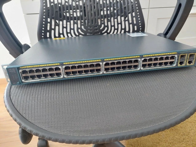 CISCO CATALYST 2960 plus series si poe 48 port Switch £48.00 - PicClick UK