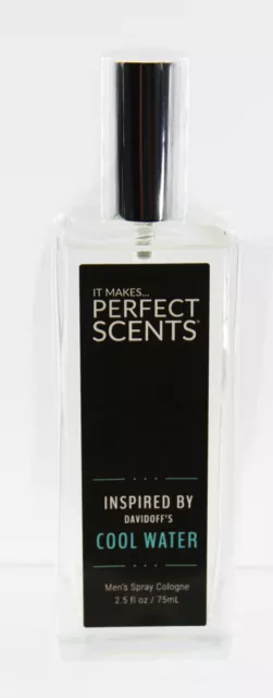 Perfect Scents Inspired by Cool Water for Men Spray Cologne 2.5 fl oz Unboxed Perfect Scents Inspired by Cool Water for Men Spray Cologne 2.5 fl oz Unboxed