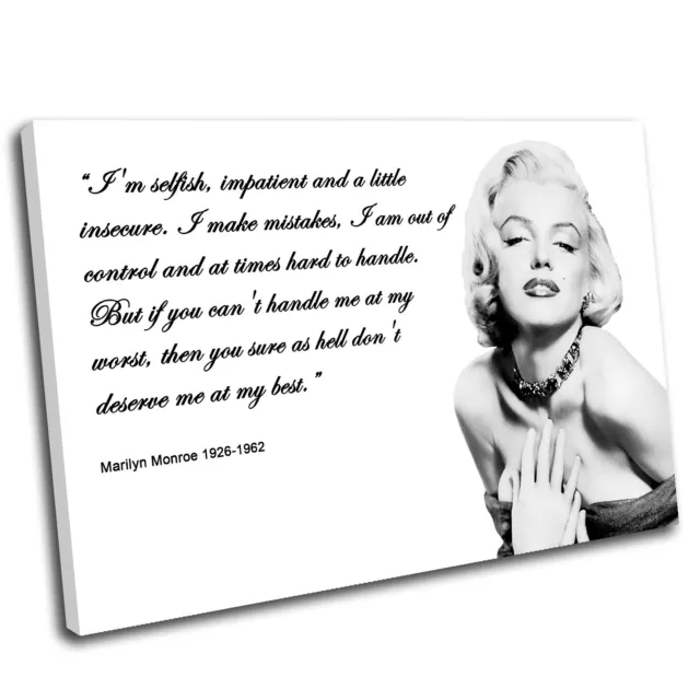 Marilyn Monroe Canvas Wall Art Print Framed Picture 1 PREMIUM QUALITYa