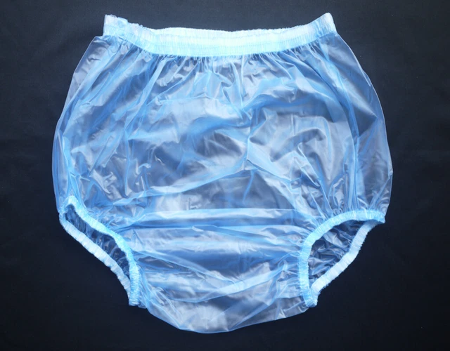 2*PIEZAS ADULTOS Nuevos PANTALONES DE PLÁSTICO PVC incontinencia #P005-6T*2 XL