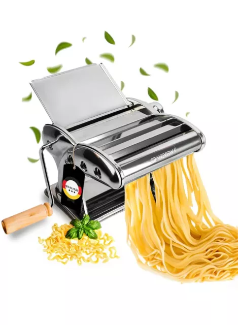 Pasta machine manual stainless steel pasta press with 3 different cutting option