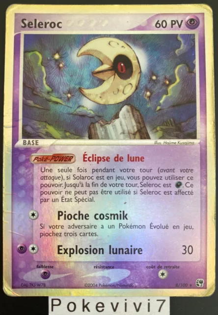 Carte Pokemon SELEROC 8/100 Holo REVERSE Bloc EX Tempête de Sable FR