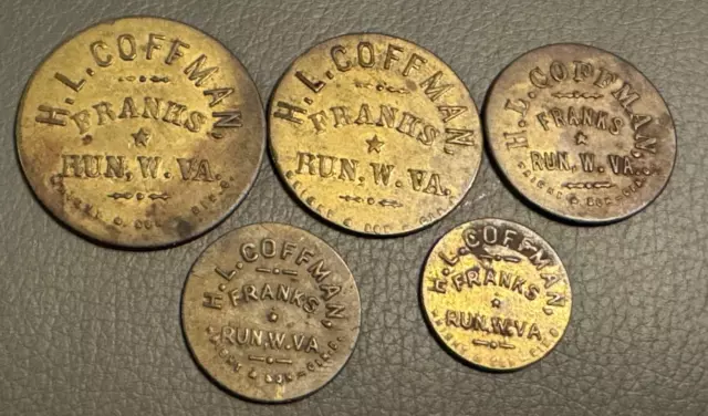 1850'S MEMPHIS TENNESSEE Merchant Token S McD & Co 10 Cents
