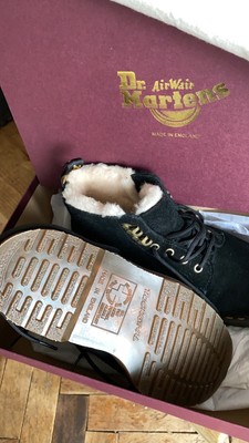 101 suede shearling lined boots dr martens