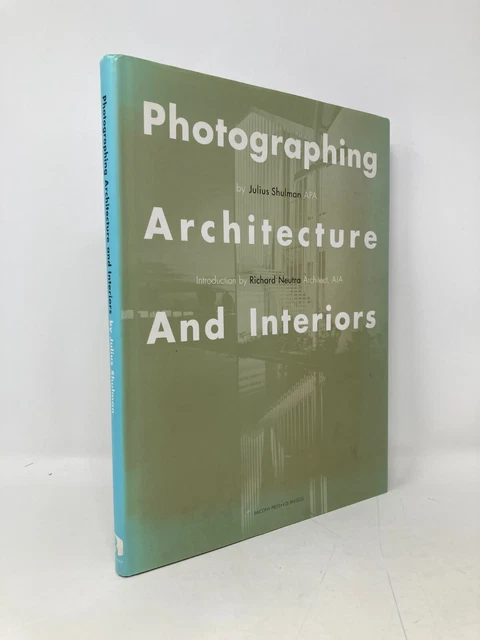 Photographing Architecture & Interiors by Julius Shulman HC 1st Thus VG 2000