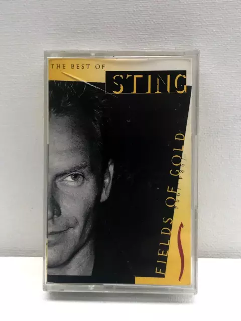 Sting ‎~ Fields Of Gold: The Best Of Sting 1984 - 1994 Cassette Tape Compilation